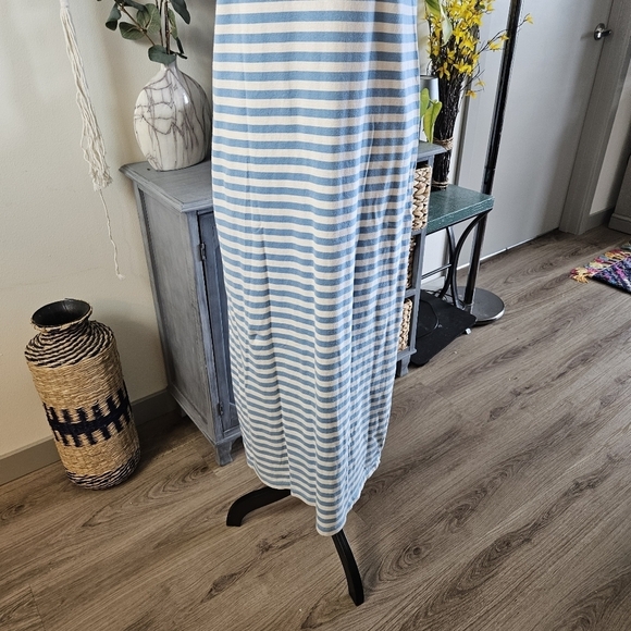 Marimekko Hetta blue and white striped cotton nightgown dress Size XS - Picture 2 of 8